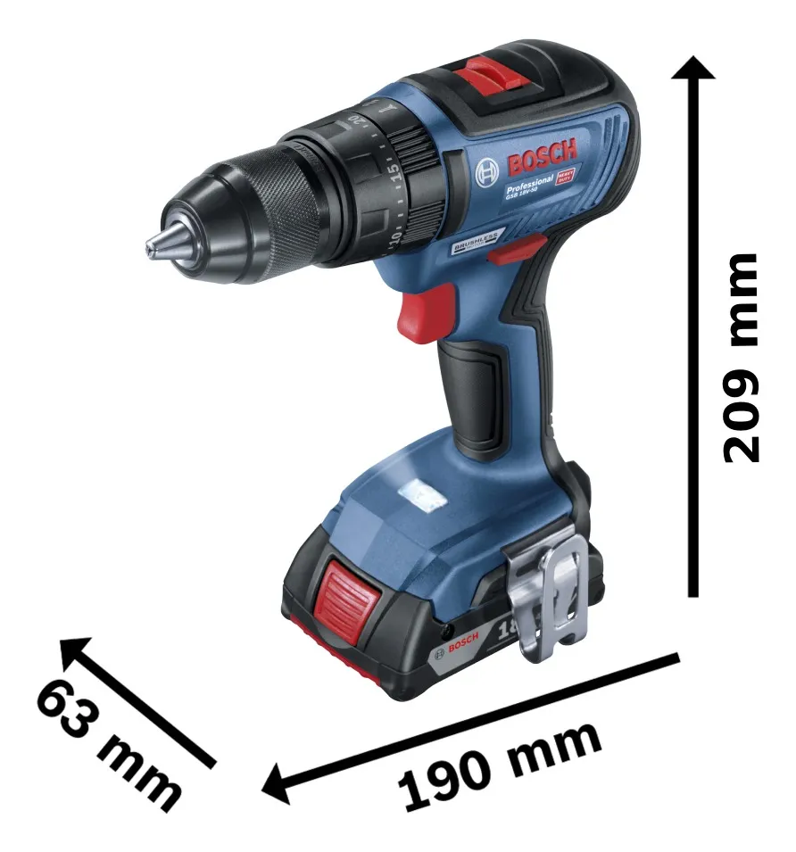 PARAFUSADEIRA FURAD IMPCTO 18V BOSCH GSB 18V-50 BRUSH + ACES  Month sold 2530