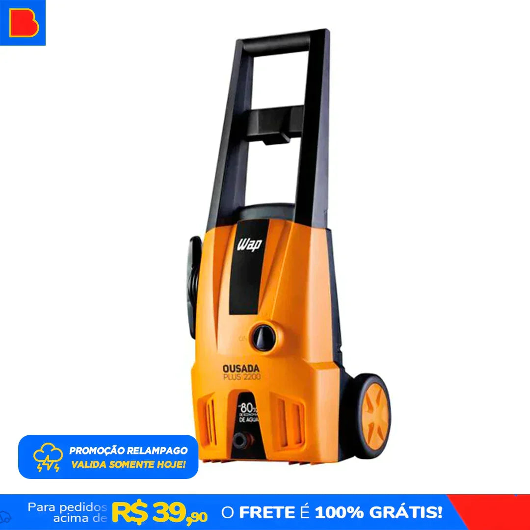 Lavadora de Alta Pressão e Desobstruidora WAP - Ousada Plus Ultra 2200 1500W 1750PSI + Brinde Exclusivo