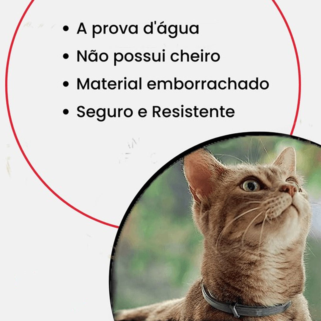 SafePet - Colar Anti Parasitas Premium [8 meses de proteção]