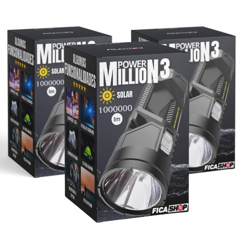 Lanterna Million Power (100.000 Lúmens) T