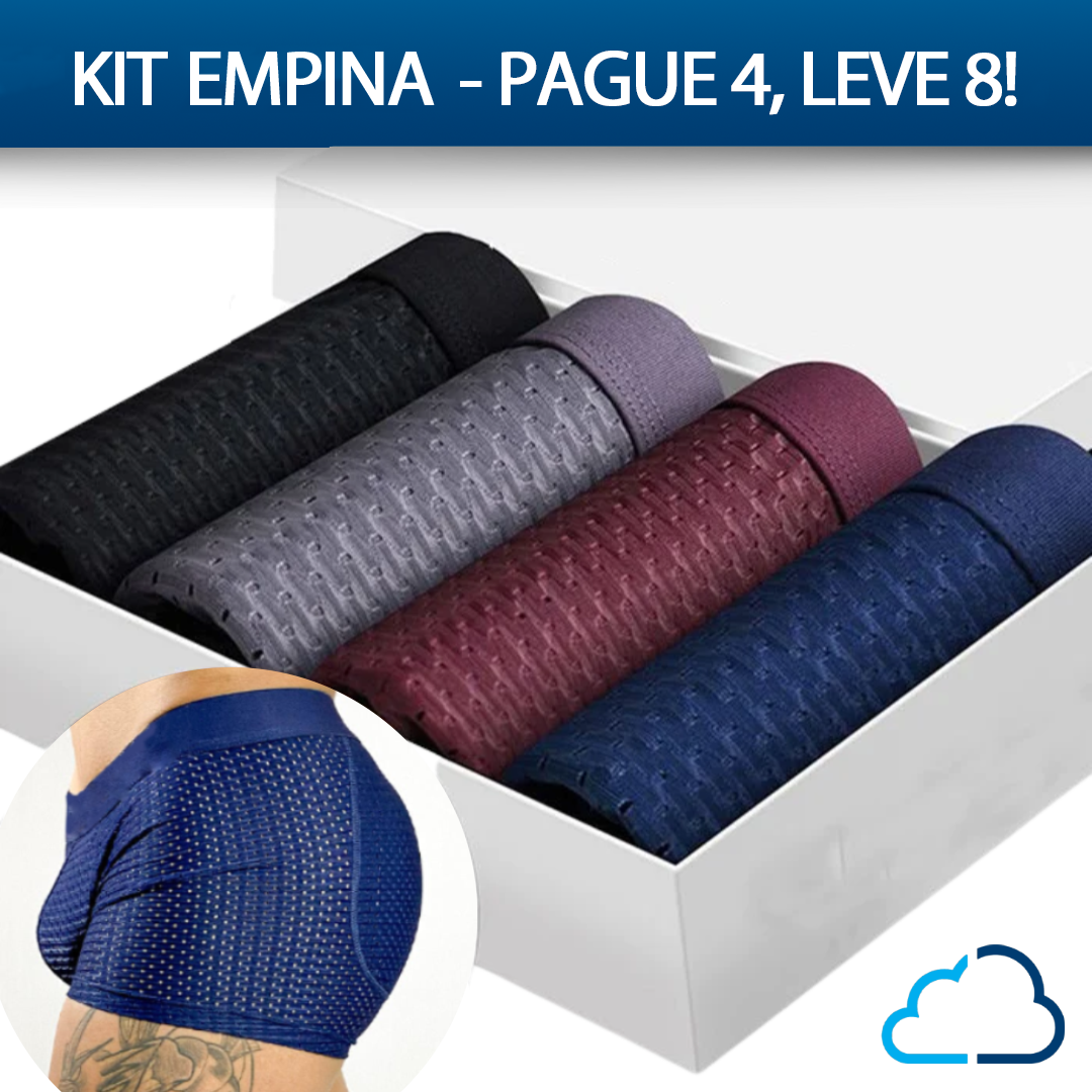 Kit Cuecas Empina Bumbum DryFit® - ÚLTIMO DIA!