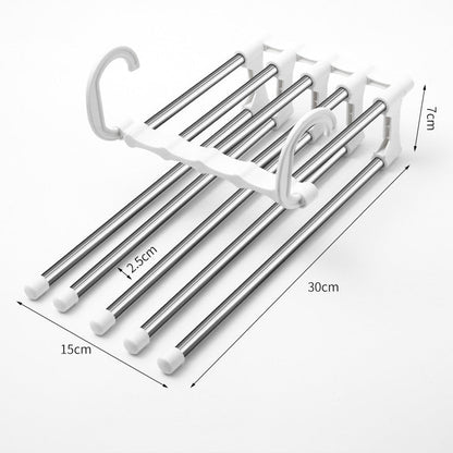 Cabide Retrátil Mágico Compre 1 Leve 3 - Triplo de Espaço, Triplo de Organização - Transforme Seu Armário!