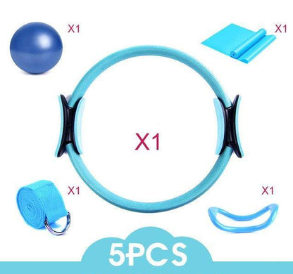 Kit Pilates Pro 5 em 1 + GUIA PRÁTICO DE USO (BÔNUS)