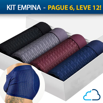 Kit Cuecas Empina Bumbum DryFit® - ÚLTIMO DIA!