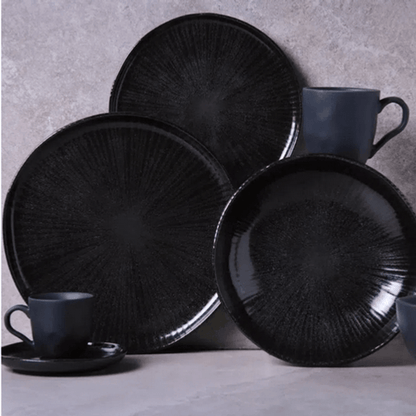 Juego de 6 Tazas de Café con Platos Bio Stoneware Imo 120ml