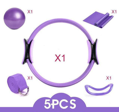 Kit Pilates Pro 5 em 1 + GUIA PRÁTICO DE USO (BÔNUS)